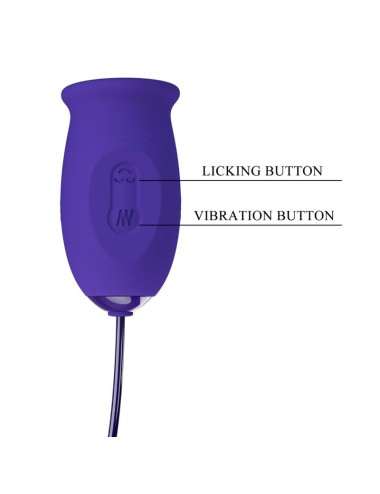 PRETTY LOVE - DAISY YOUTH ESTIMULADOR VIBRADOR RECARGABLE VIOLETA