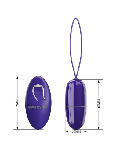 PRETTY LOVE - SELKIE YOUTH MINI HUEVO VIBRADOR CONTROL REMOTO VIOLETA