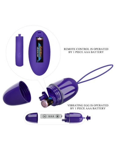 PRETTY LOVE - SELKIE YOUTH MINI HUEVO VIBRADOR CONTROL REMOTO VIOLETA