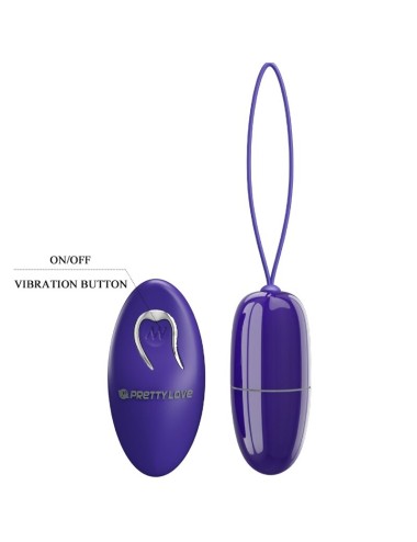 PRETTY LOVE - SELKIE YOUTH MINI HUEVO VIBRADOR CONTROL REMOTO VIOLETA