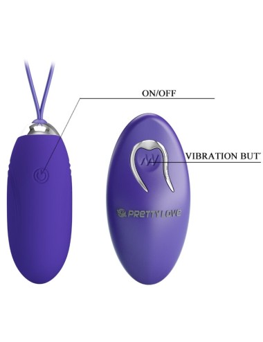 PRETTY LOVE - JENNY YOUTH HUEVO VIBRADOR CONTROL REMOTO VIOLETA