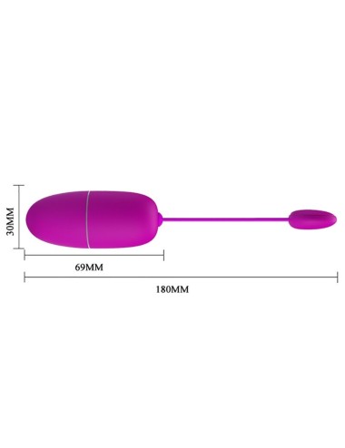 PRETTY LOVE - NYMPH HUEVO VIBRADOR CONTROLADO POR APP VIOLETA