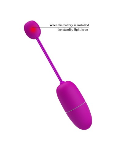 PRETTY LOVE - NYMPH HUEVO VIBRADOR CONTROLADO POR APP VIOLETA