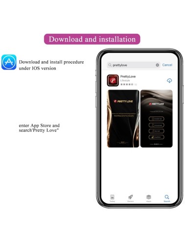 PRETTY LOVE - NYMPH HUEVO VIBRADOR CONTROLADO POR APP VIOLETA