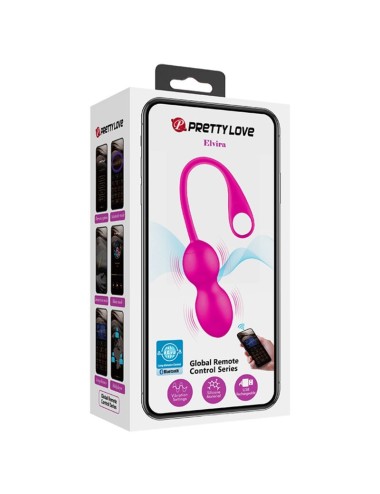 PRETTY LOVE - ELVIRA BOLAS VIBRADORAS RECARGABLE ROSA