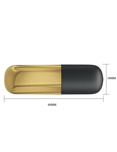 PRETTY LOVE - BALA VIBRADOR RECARGABLE DORADO