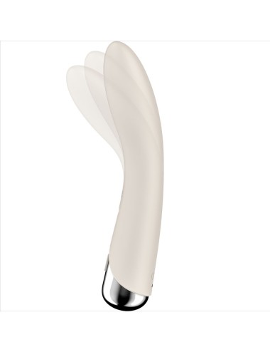 SATISFYER - SPINNING VIBE 1 VIBRADOR ROTADOR G-SPOT BEIGE