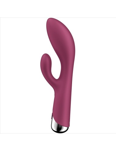 SATISFYER - SPINNING RABBIT 1 ESTIMULACION CLITORIS Y PUNTO G ROJO