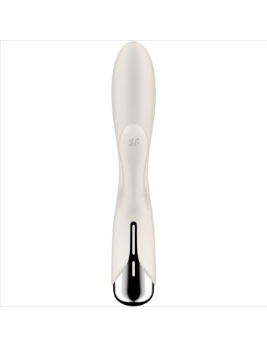 SATISFYER - SPINNING RABBIT 1 ESTIMULACION CLITORIS Y PUNTO G BEIGE