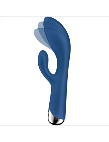 SATISFYER - SPINNING RABBIT 1 ESTIMULACION CLITORIS Y PUNTO G AZUL