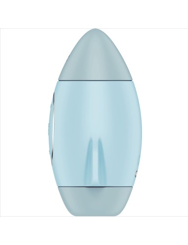 SATISFYER - MISSION CONTROL AZUL VIBRADOR PEQUEÑO DE DOBLE IMPULSO