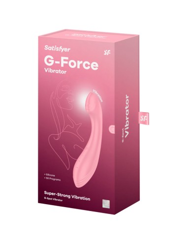 SATISFYER - G-FORCE ESTIMULADOR VIBRADOR PUNTO G ROSA