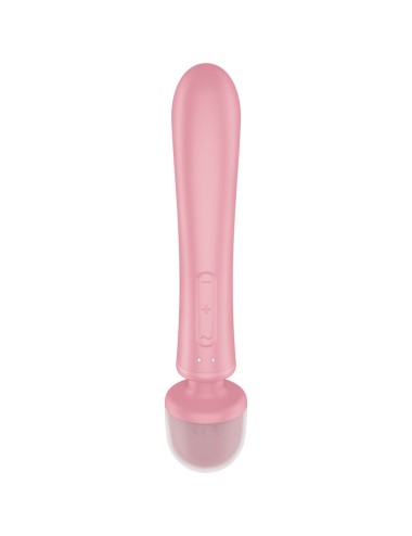 SATISFYER - TRIPLE LOVER MASAJEADOR VIBRADOR RABBIT ROSA