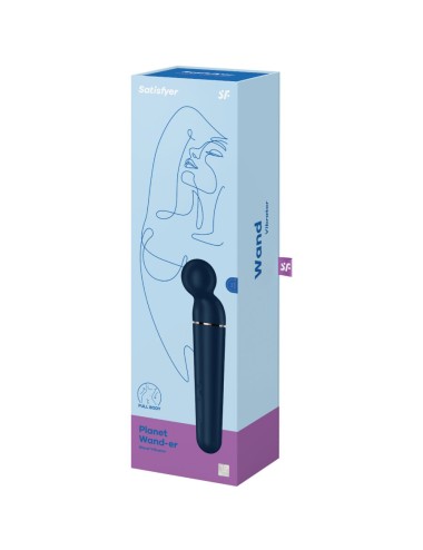 SATISFYER - PLANET WAND-ER MASAJEADOR VIBRADOR AZUL