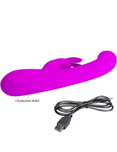 PRETTY LOVE - LAMAR VIBRADOR RABBIT & PUNTO G VIOLETA