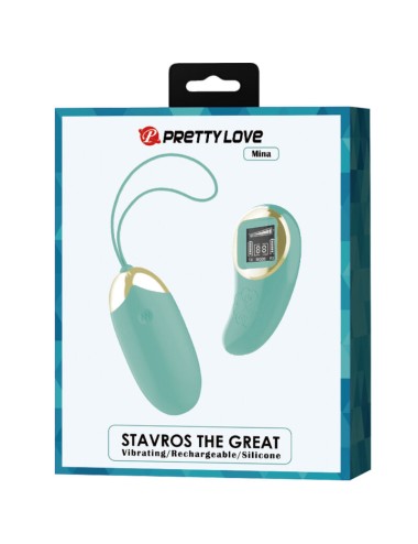 PRETTY LOVE - MINA HUEVO VIBRADOR CONTROL REMOTO VERDE