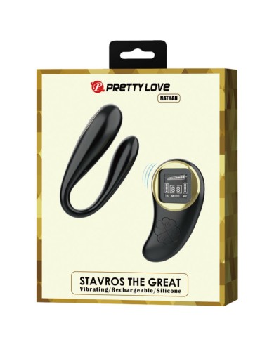 PRETTY LOVE - NATHAN VIBRADOR DOBLE PLACER CONTROL REMOTO