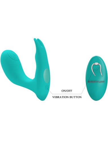PRETTY LOVE - IDABELLE VIBRATION & PULSATION CONTROL REMOTO AZUL