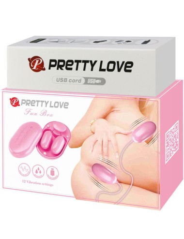 PRETTY LOVE - FUN BOX BALA VIBRADORA ROSA