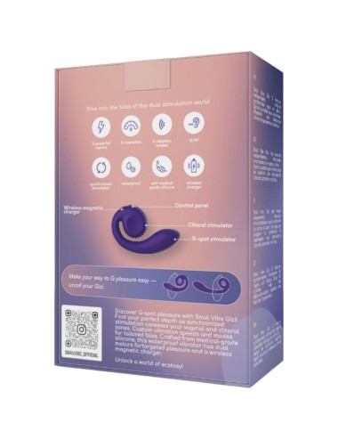 SNAIL VIBE - GIZI ESTIMULADOR DUAL VIOLETA