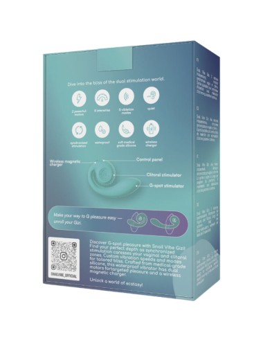SNAIL VIBE - GIZI ESTIMULADOR DUAL TURQUESA