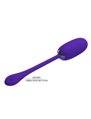 PRETTY LOVE - JULIUS HUEVO VIBRADOR IMPERMEBLE & RECARGABLE LILA