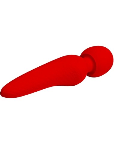 PRETTY LOVE - MEREDITH MASAJEADOR 12 MODOS VIBRACION ROJO