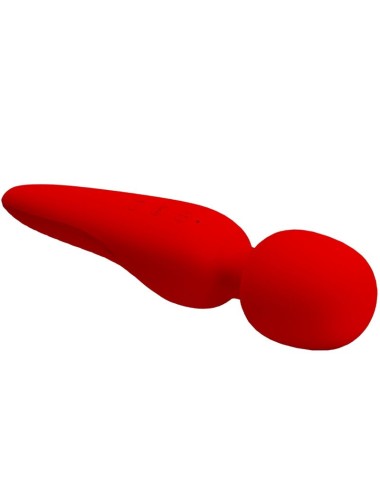 PRETTY LOVE - MEREDITH MASAJEADOR 12 MODOS VIBRACION ROJO