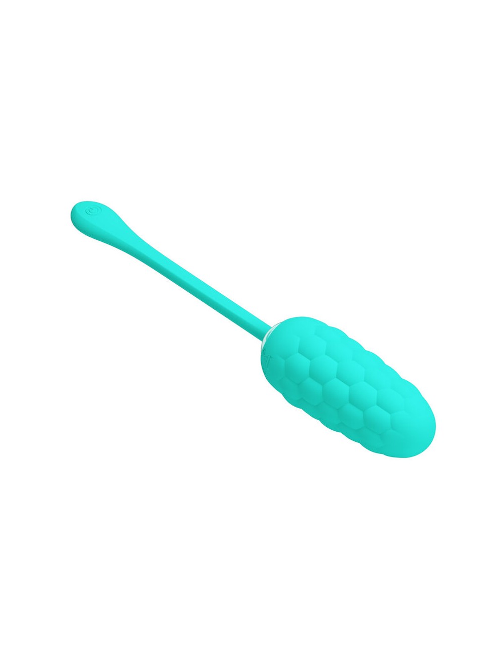 PRETTY LOVE - HUEVO VIBRADOR CON TEXTURA MARINA RECARGABLE VERDE AGUA