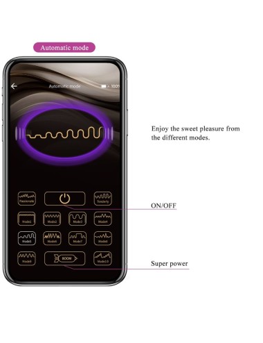 PRETTY LOVE - CATALINA VIBRADOR APP CONTROL REMOTO LILA