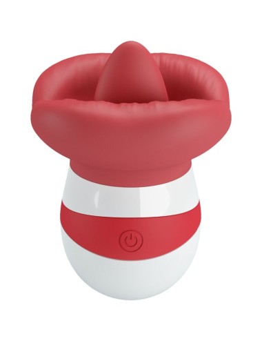 PRETTY LOVE - MINA ESTIMULADOR LENGUA ROJO CLARO