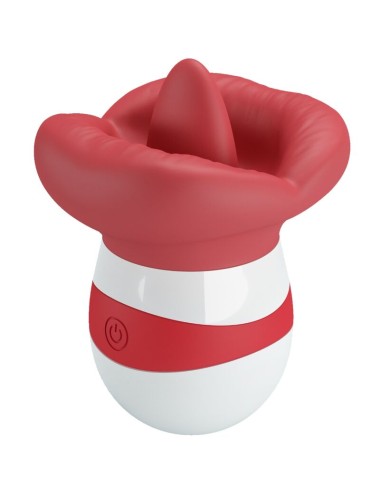 PRETTY LOVE - MINA ESTIMULADOR LENGUA ROJO CLARO