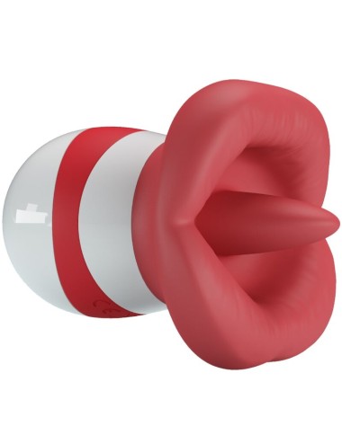 PRETTY LOVE - MINA ESTIMULADOR LENGUA ROJO CLARO