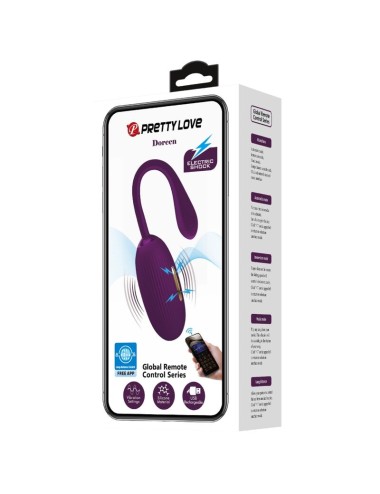 PRETTY LOVE - DOREEN HUEVO VIBRADOR RECARGABLE LILA