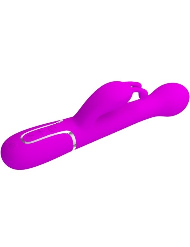 PRETTY LOVE - DEJON VIBRADOR RABBIT 3 EN 1 MULTIFUNCIÓN VIOLETA