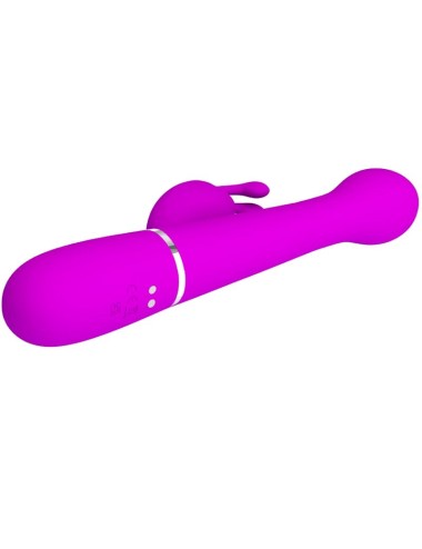 PRETTY LOVE - DEJON VIBRADOR RABBIT 3 EN 1 MULTIFUNCIÓN VIOLETA