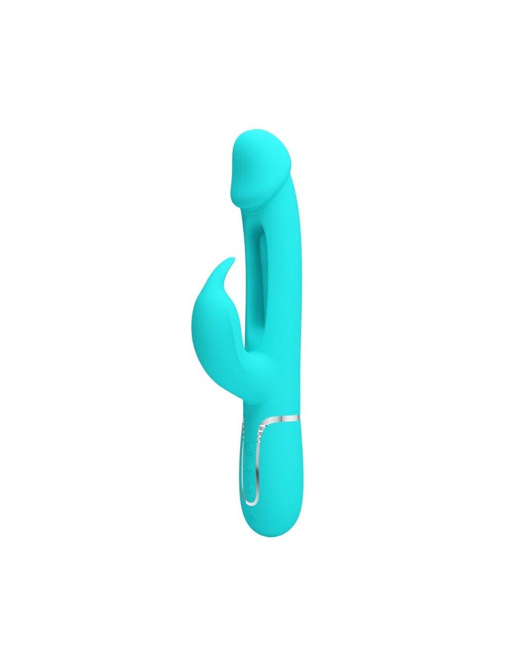 PRETTY LOVE - KAMPAS VIBRADOR RABBIT 3 EN 1 MULTIFUNCIÓN CON LENGUA VERDE AGUA PRETTY LOVE - KAMPAS VIBRADOR RABBIT 3 EN 1 MULTIFUNCIÓN CON LENGUA VERDE AGUA