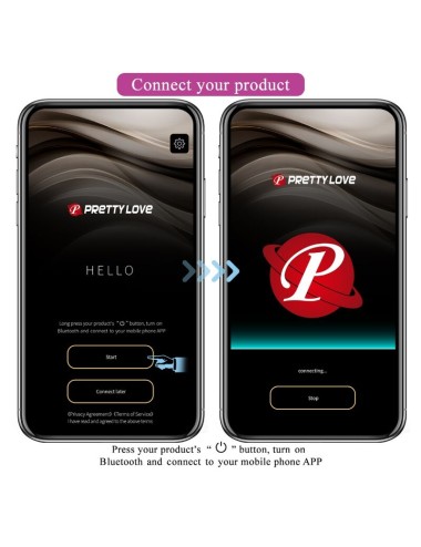 PRETTY LOVE - BAIRD G-SPOT 12 VIBRACIONES RECARGABLE LILA APP