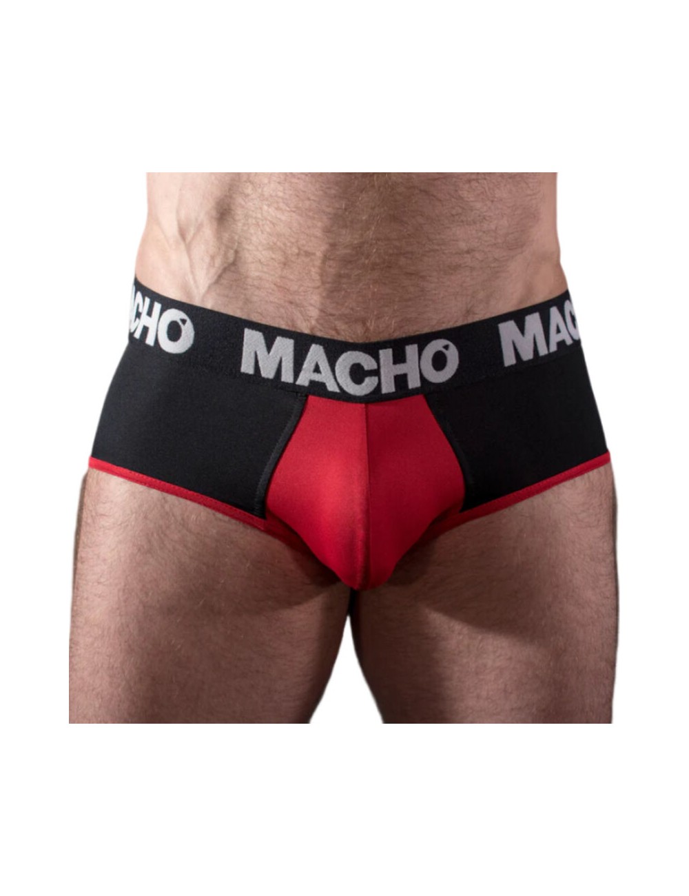 MACHO - MS26N SLIP NEGRO/ROJO XL MACHO - MS26N SLIP NEGRO/ROJO XL