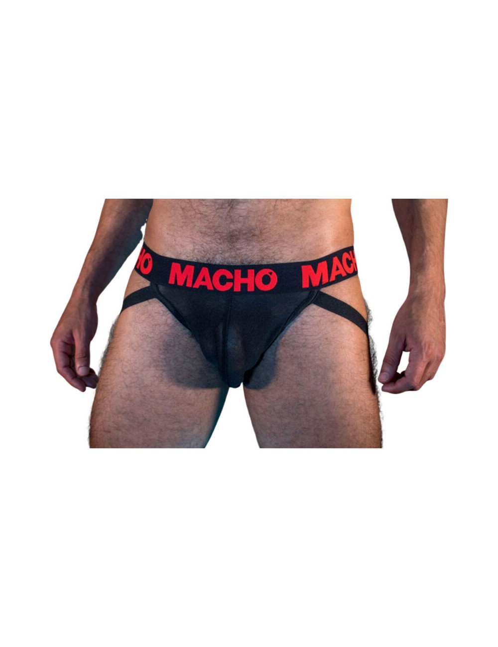 MACHO - MX26X2 JOCK NEGRO/ROJO M