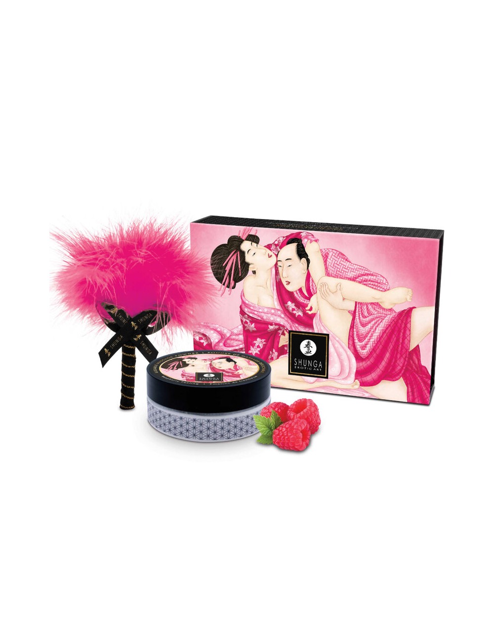 SHUNGA - KIT POLVOS DE MASAJE COMESTIBLE FRAMBUESA SHUNGA - KIT POLVOS DE MASAJE COMESTIBLE FRAMBUESA