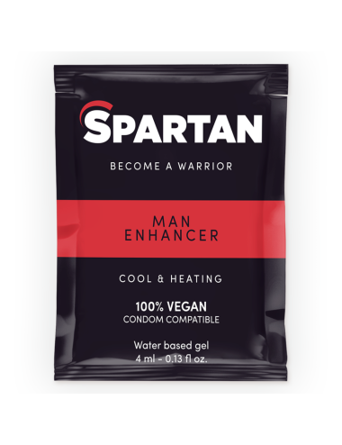 SPARTAN - GEL POTENCIADOR ERECCIÓN EFECTO FRÍO-CALOR 100% VEGANO 4ML