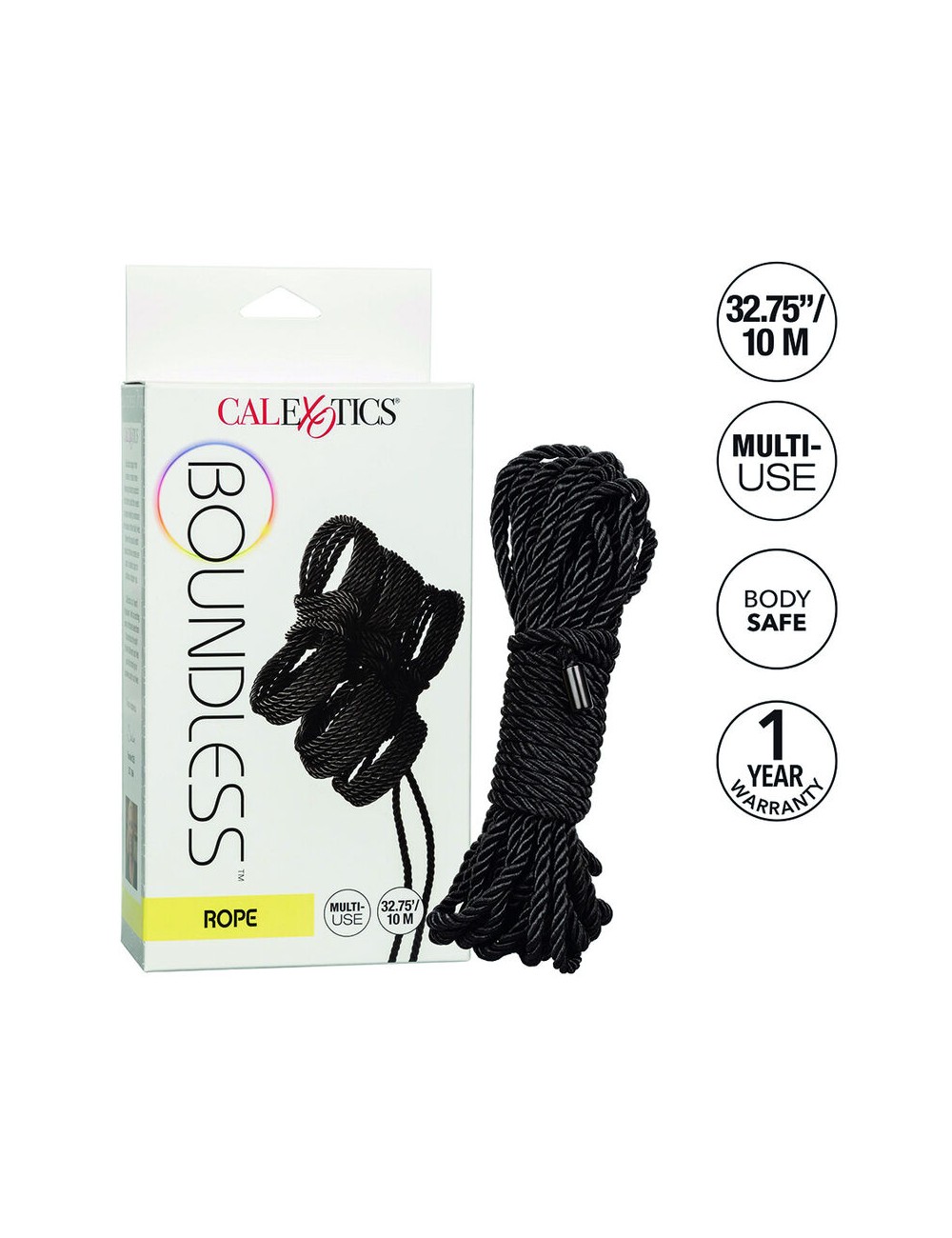 CALIFORNIA EXOTICS - BOUNDLESS CUERDA 10M NEGRA
