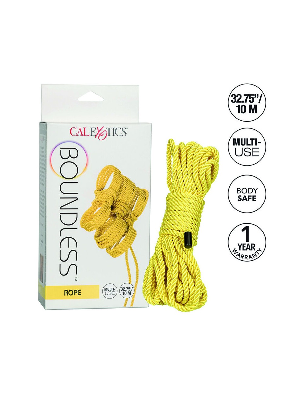 CALIFORNIA EXOTICS - BOUNDLESS CUERDA 10M AMARILLO