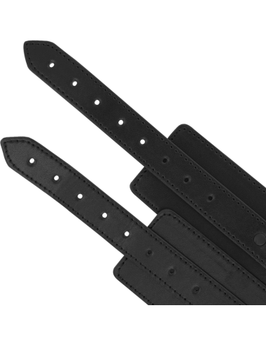 INTENSE FETISH - TOBILLERAS DE CUERO VEGANO
