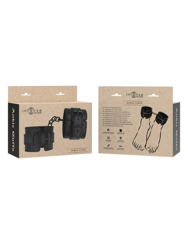 INTENSE FETISH - TOBILLERAS DE CUERO VEGANO