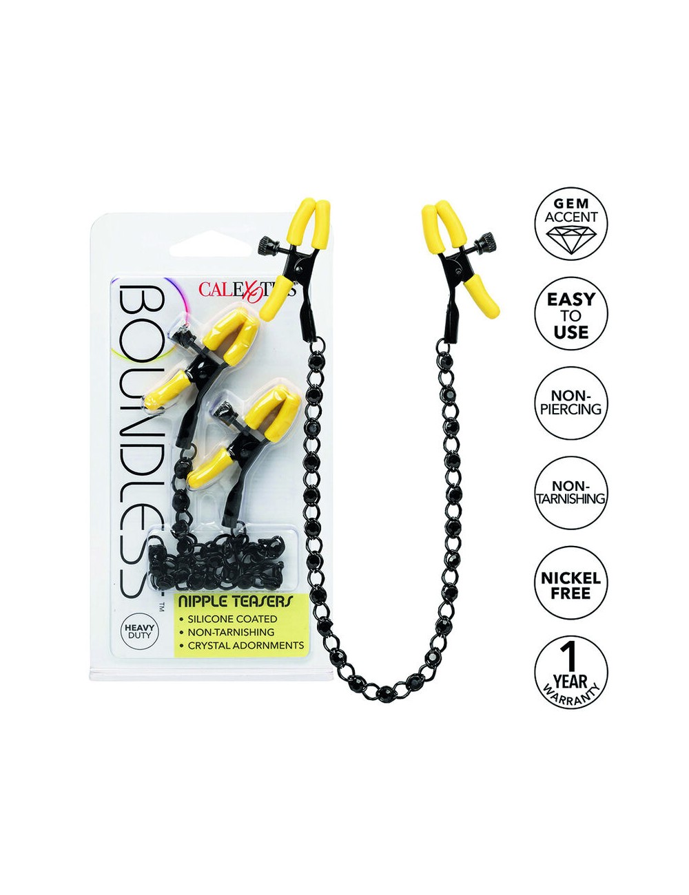CALIFORNIA EXOTICS - BOUNDLESS PINZAS DE PEZONES