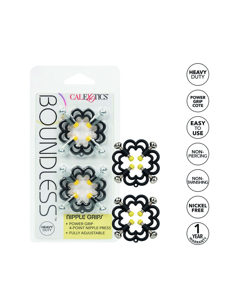 CALIFORNIA EXOTICS - BOUNDLESS AGARRES PARA PEZONES CALIFORNIA EXOTICS - BOUNDLESS AGARRES PARA PEZONES