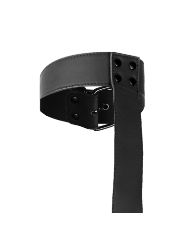FETISH SUBMISSIVE BONDAGE - CONJUNTO DE SUJECIÓN PARA EL CUERPO DE CUELLO Y MUÑEQUERAS