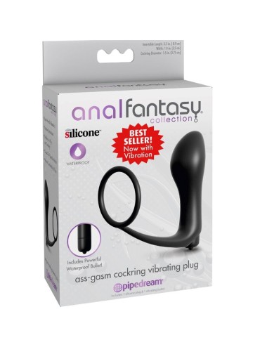 ANAL FANTASY ELITE COLLECTION - PLUG VIBRADOR ASS-GASM COCKRING